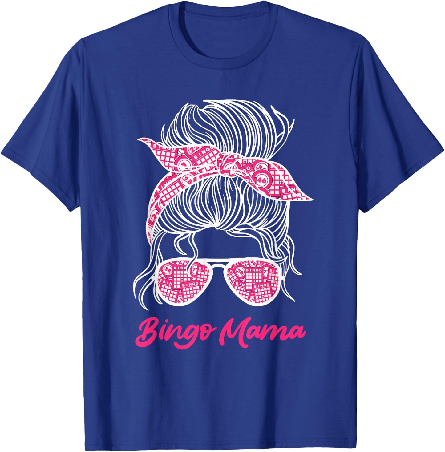 BINGO MOM Bingo Player Mom Bingo Birthday Bingo T-Shirt - T-Shirt | Royal
