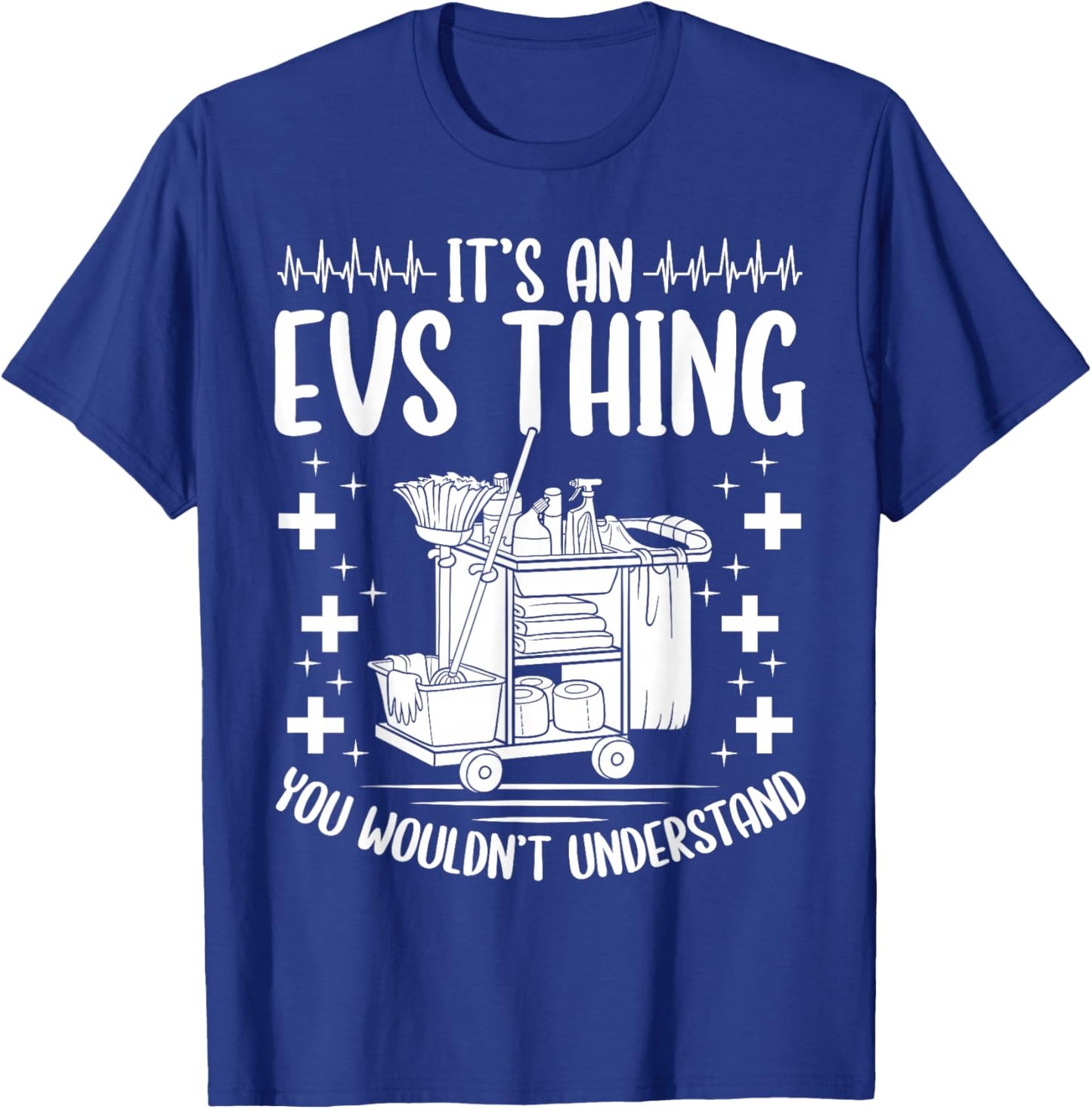 EVS Operator EVS Technician Badge Buddy EVS Tech Essentials T-Shirt - T-Shirt | Royal