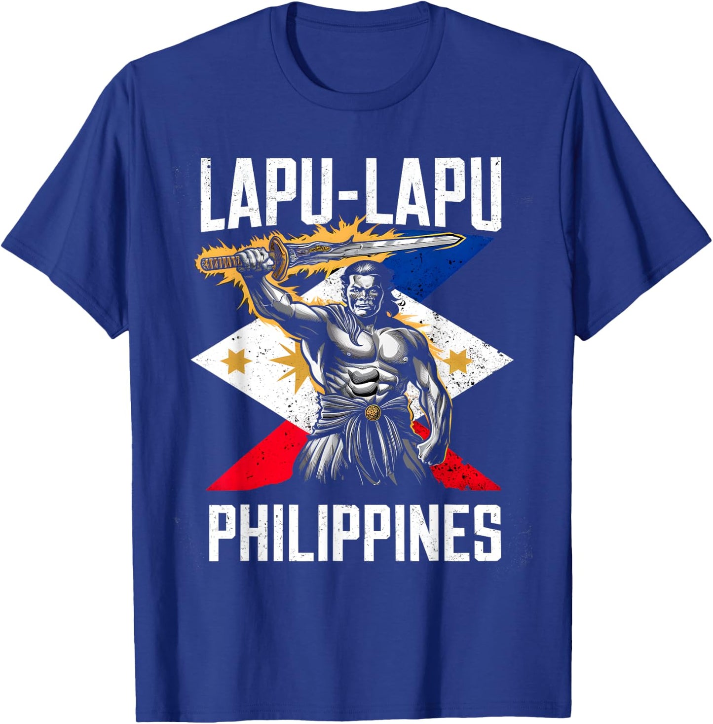 Love Gifts Lapu-Lapu Philippines -Adults Black T-Shirt - T-Shirt | Royal