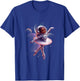 Ballerina Girl Space Astronaut Dancing Girl Dancer Sci-fi T-Shirt - T-Shirt | Royal