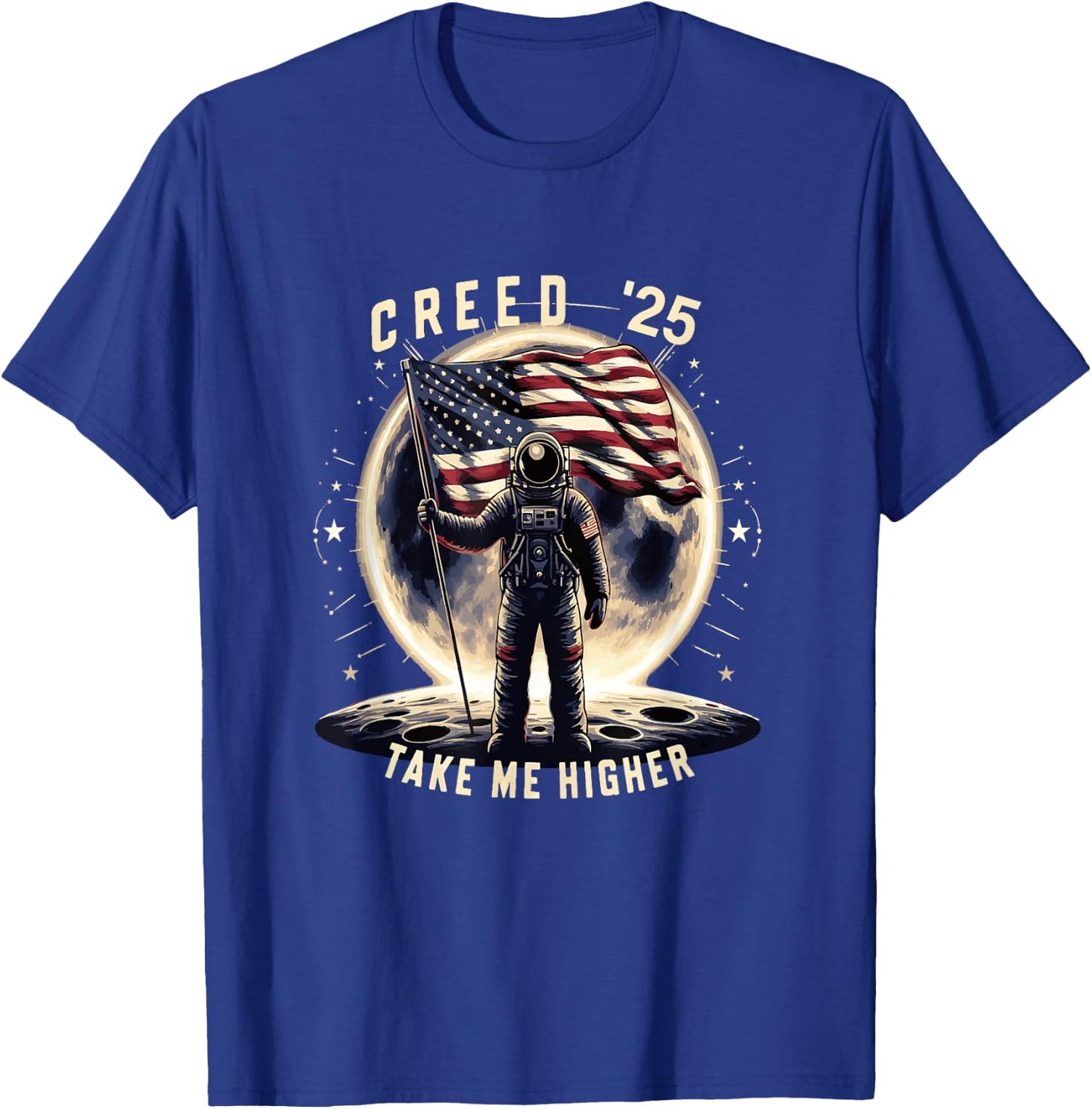 Creed '25 Take Me Higher American Astronaut T-Shirt - T-Shirt | Royal