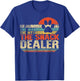 Dog Fathers Day Fur Dad The Man The Myth The Snack Dealer T-Shirt - T-Shirt | Royal