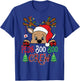 Reindeer PEDS Boo Boo Crew Pediatric Nurse Christmas T-Shirt - T-Shirt | Royal