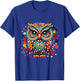 Owl Lovers Colorful Polka Dot Day Men Women Kids Youth Cool T-Shirt - T-Shirt | Royal