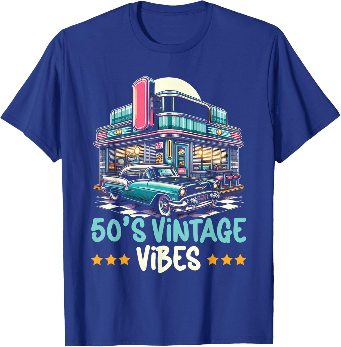 From The 50s Music 50's 1950 Party Fifties 50's T-Shirt - T-Shirt | Royal