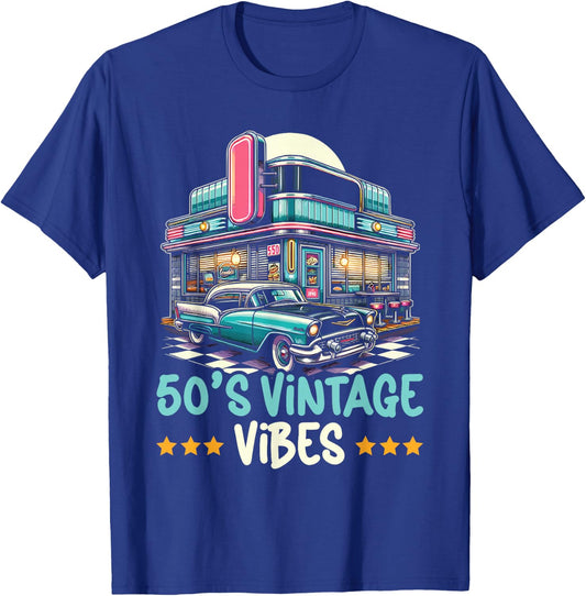 From The 50s Music 50's 1950 Party Fifties 50's T-Shirt - T-Shirt | Royal