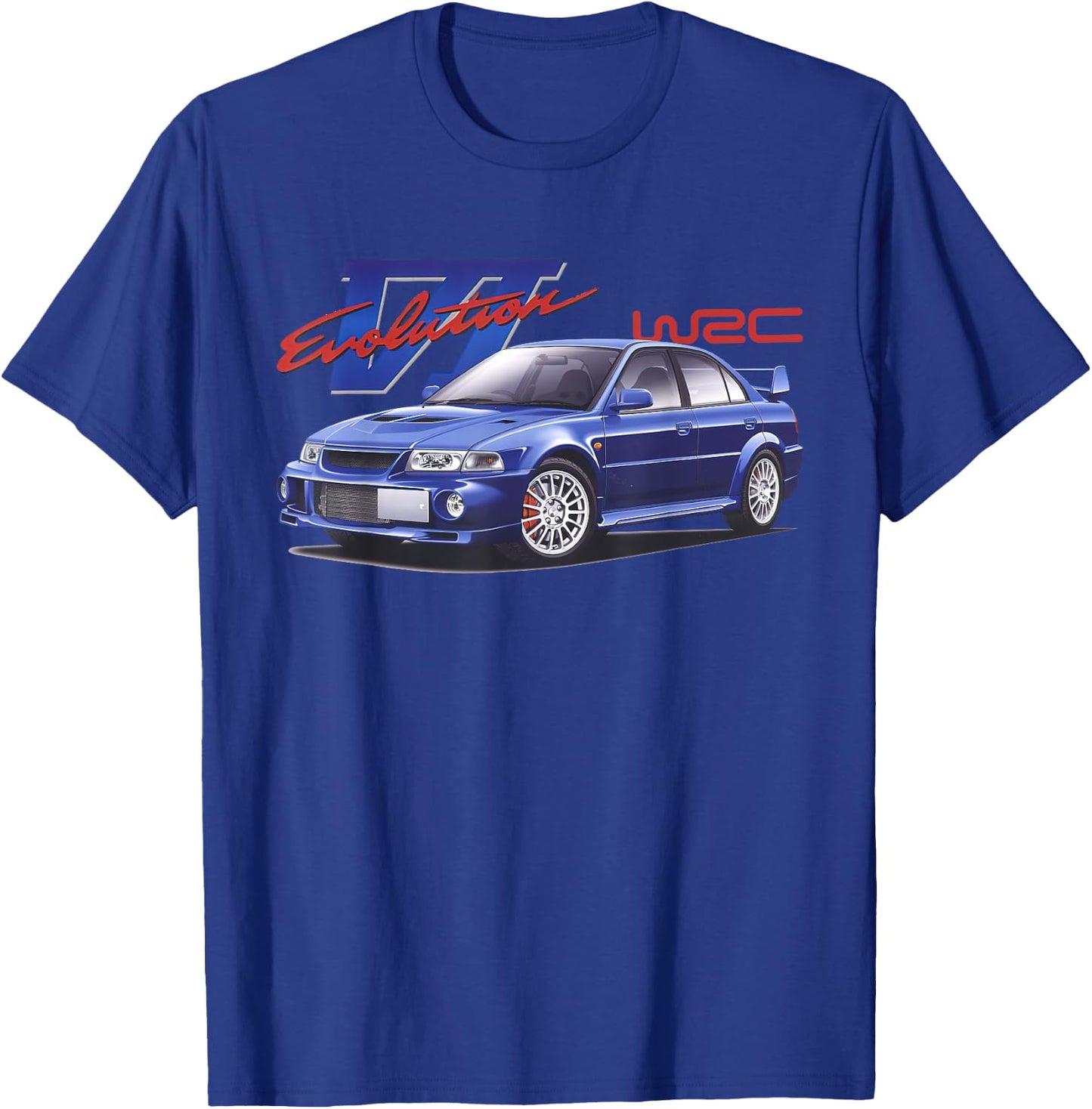 WRC Evo 6 World Rally Sports Car T-Shirt - T-Shirt | Royal