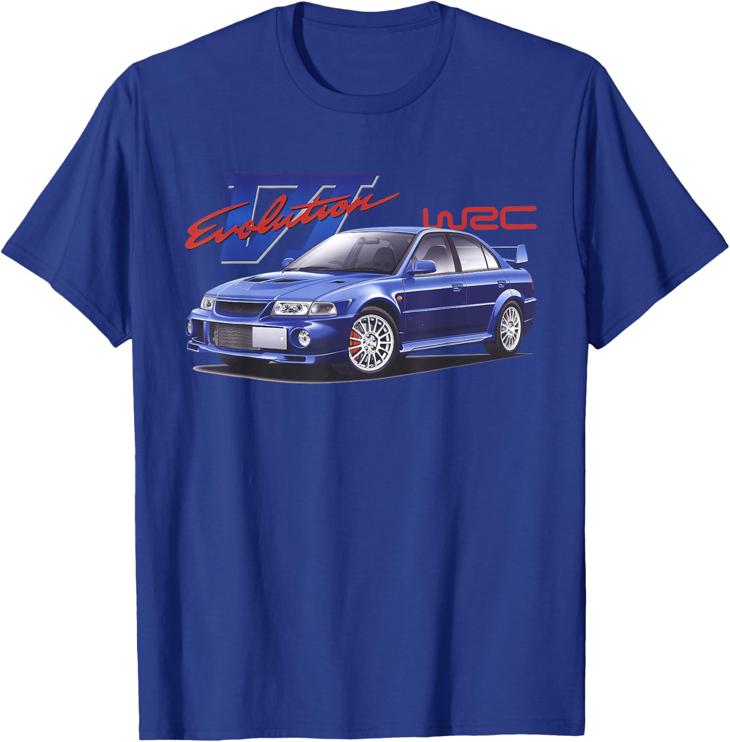 WRC Evo 6 World Rally Sports Car T-Shirt - T-Shirt | Royal