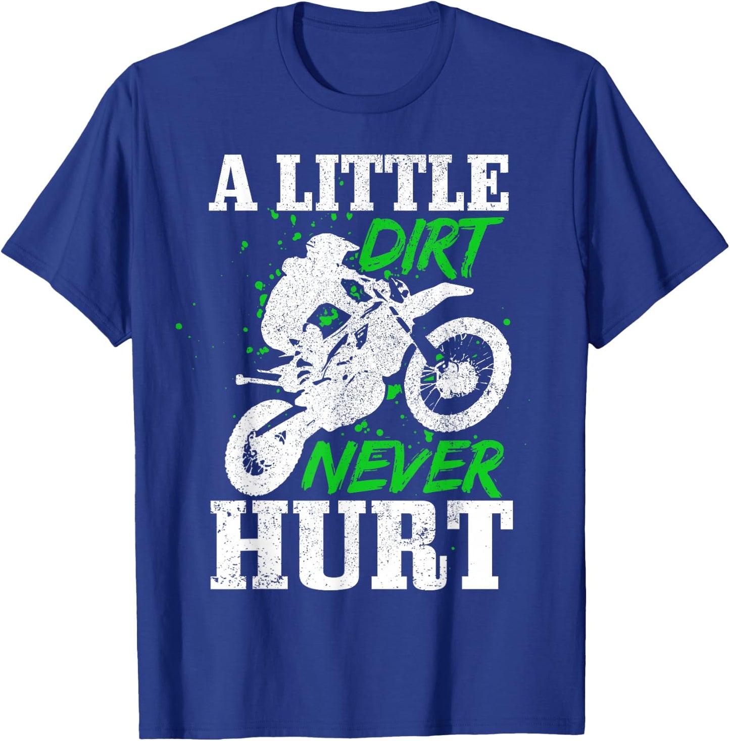 Motocross Dirt Bike MX Racing Biker T-Shirt - T-Shirt | Royal