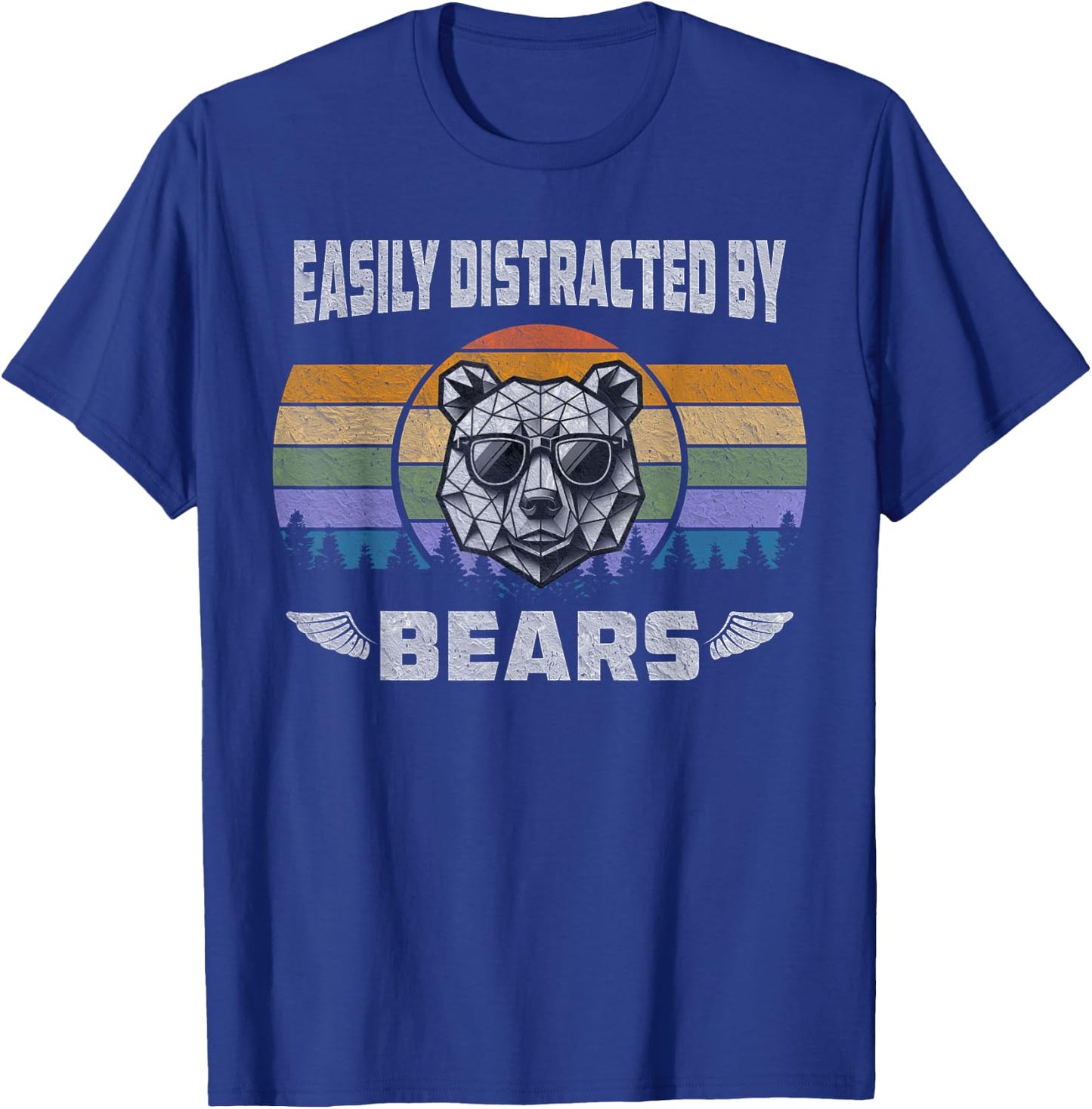 Gay Bear Pride Easily Distracted By Bears Women T-Shirt - T-Shirt | Royal