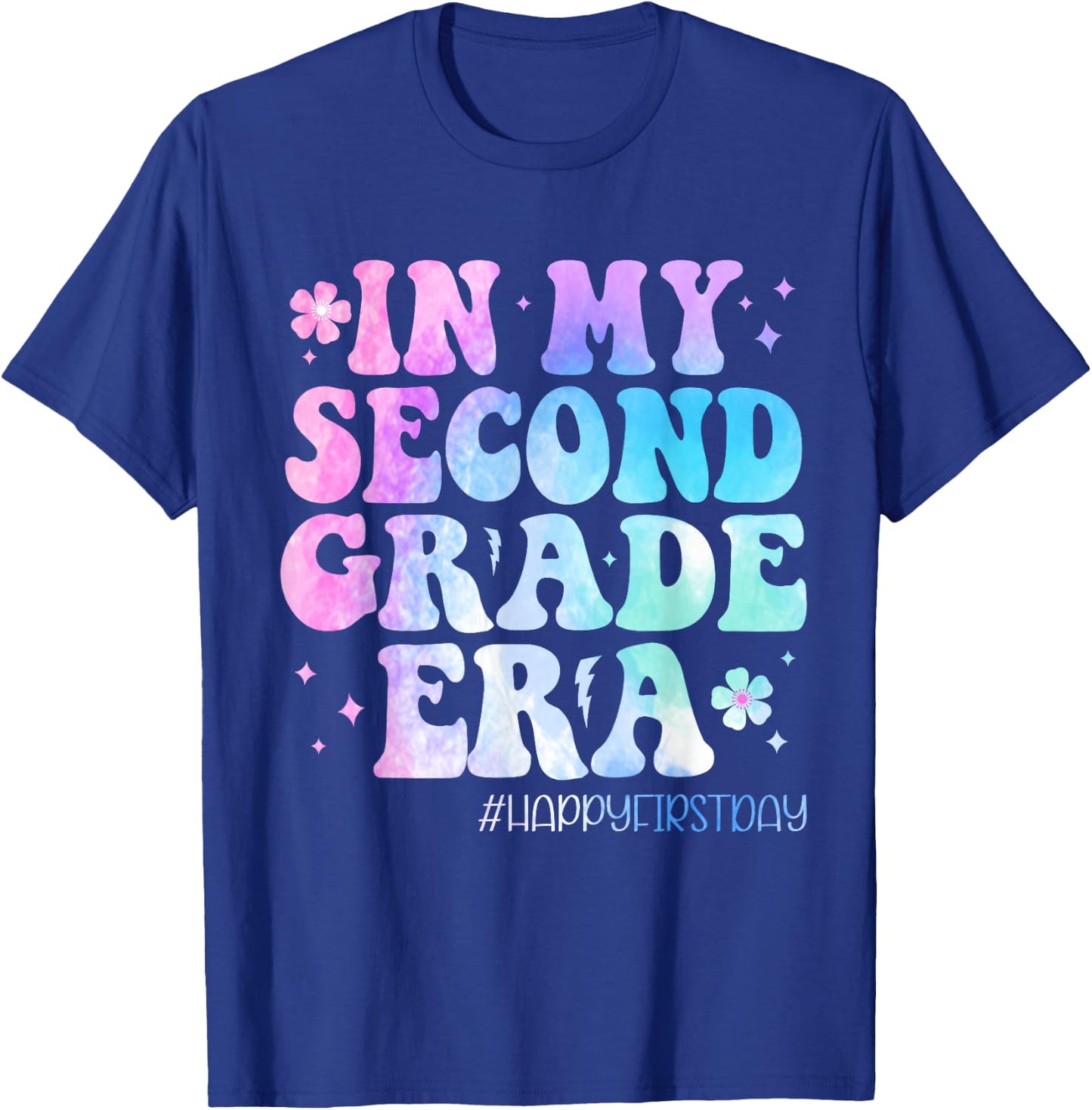 In My Second Grade Era Back to School 2nd Grade Teacher Kids T-Shirt - T-Shirt | Royal
