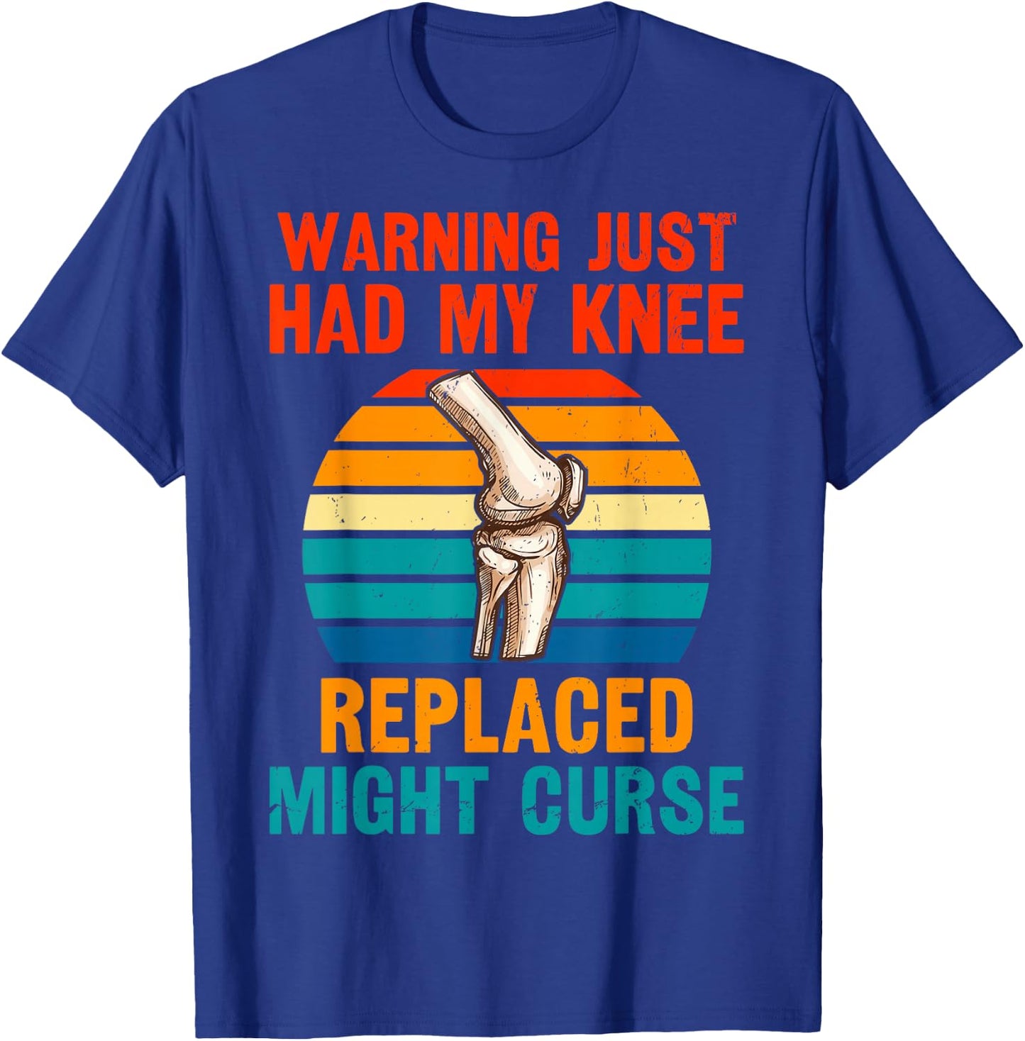 Knee Replacement warrior T-Shirt - T-Shirt | Royal