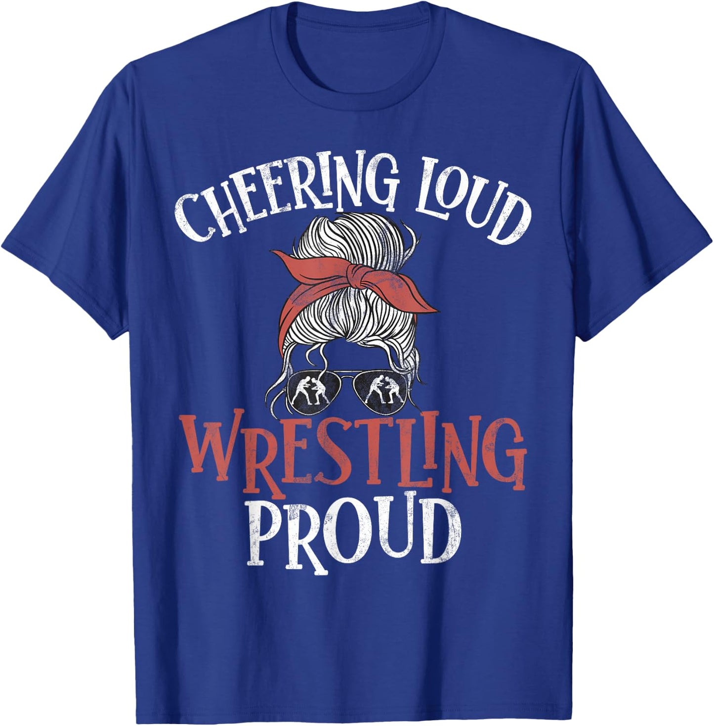 Wrestling Mom Wrestling Moms T-Shirt - T-Shirt | Royal