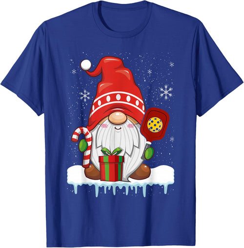 Christmas Gnome With Candy Cane & Pickleball