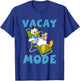 Disney Mickey and Friends Donald Vacay Mode Big Chest Logo T-Shirt - T-Shirt | Royal