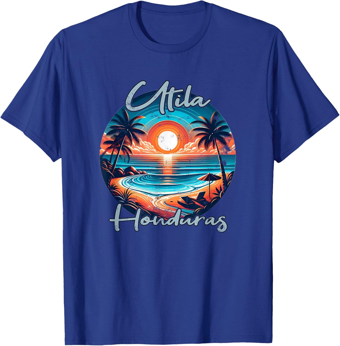 Utila Honduras T-Shirt - T-Shirt | Royal