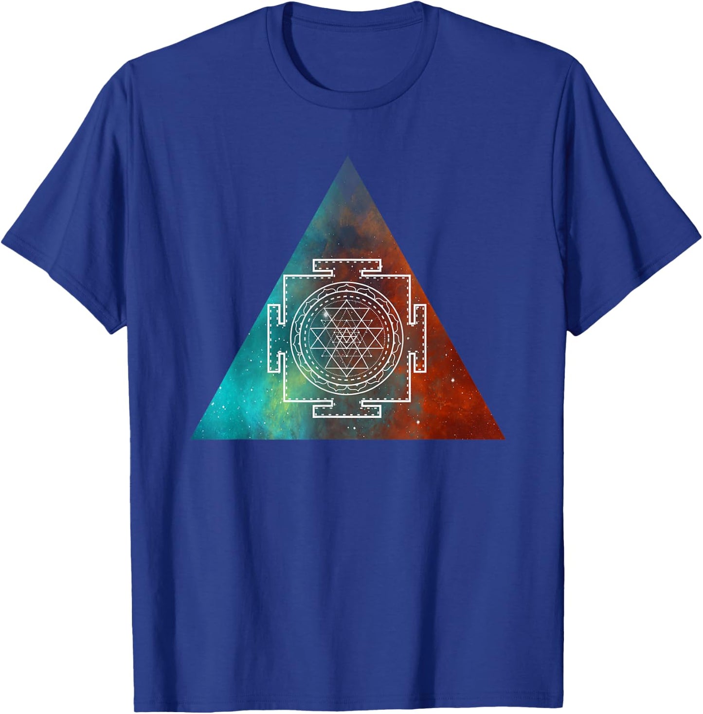 Sacred Geometry - Sri Yantra Graphic T-Shirt - T-Shirt | Royal