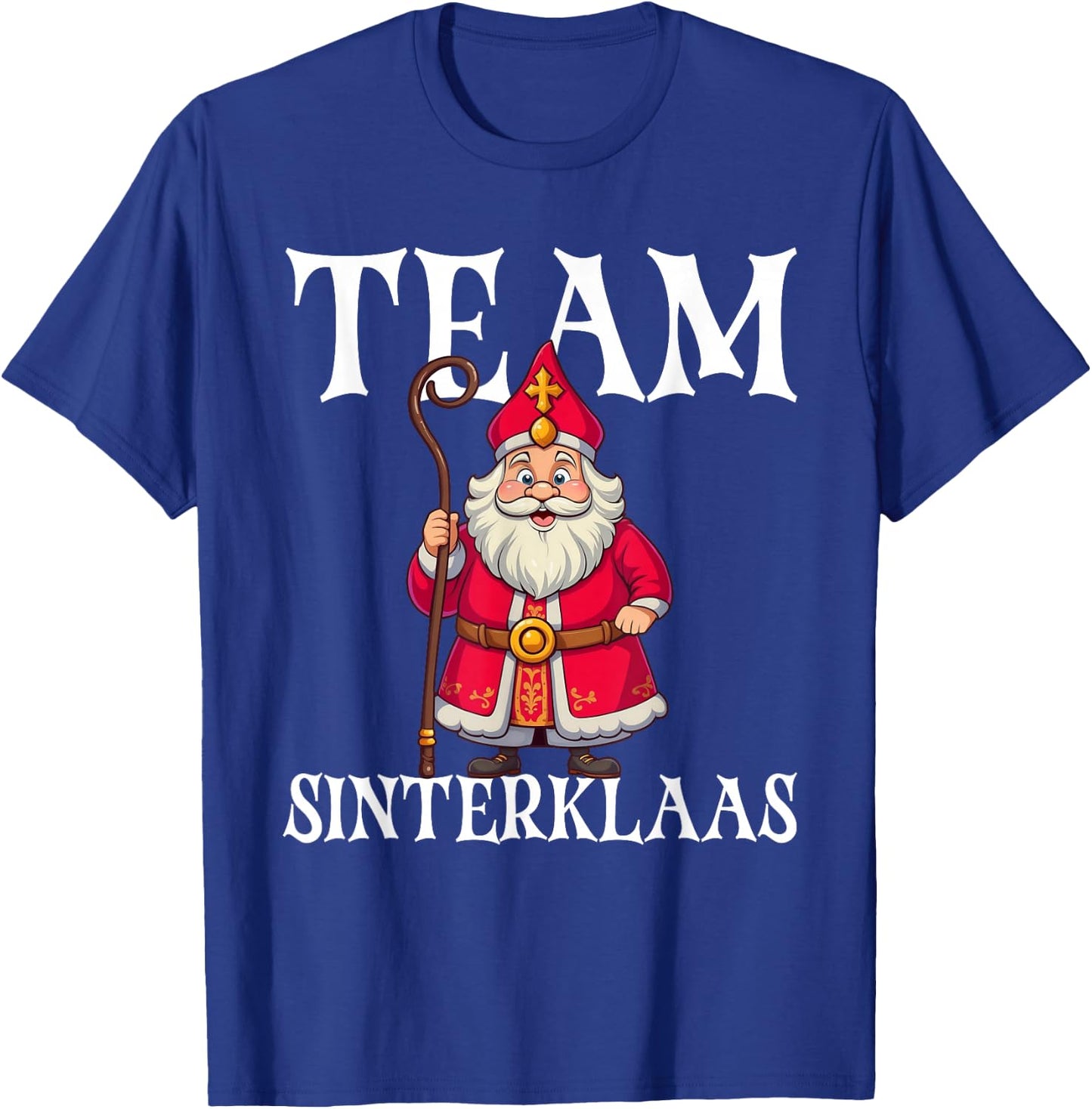 Team Sinterklaas Dutch Christmas Santa Sinterklaas T-Shirt - T-Shirt | Royal