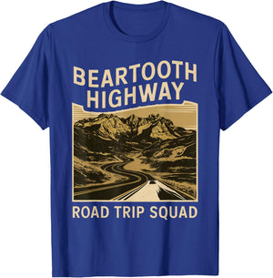 Beartooth Highway Road Trip Squad Souvenir T-Shirt - T-Shirt | Royal