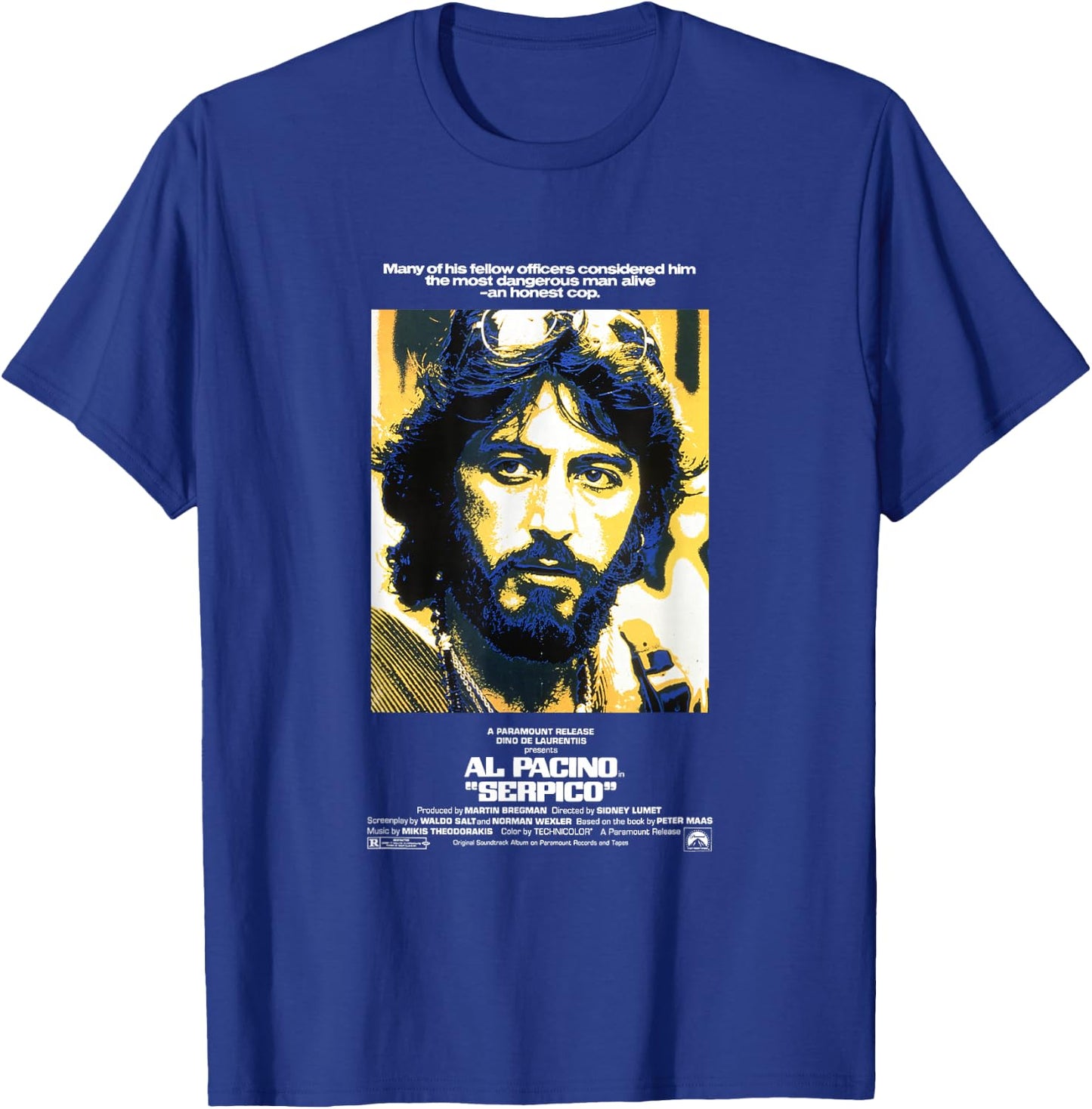 Serpico The Most Dangerous Man Alive T-Shirt - T-Shirt | Royal