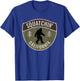 Squatchin' California - Bigfoot Highway Sign Art Sasquatch T-Shirt - T-Shirt | Royal