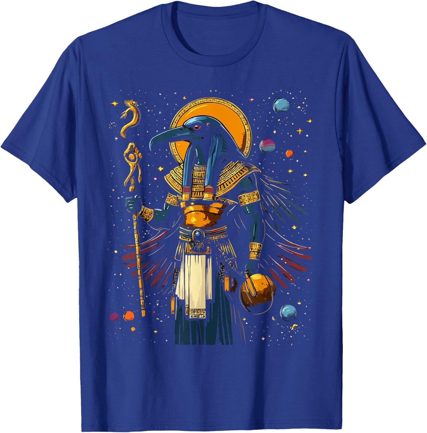 Thoth Egyptian God Egyptian Mythology Pyramid Ancient Egypt T-Shirt - T-Shirt | Royal
