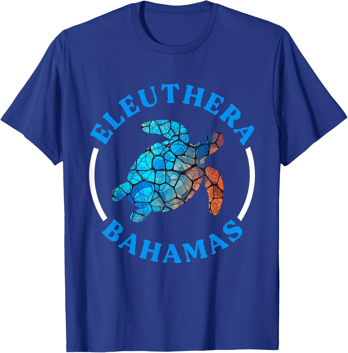 Eleuthera Bahamas Vacation Sea Turtle Souvenir T-Shirt - T-Shirt | Royal