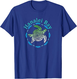 Hanalei Bay Vintage Tribal Turtle Gift T-Shirt - T-Shirt | Royal