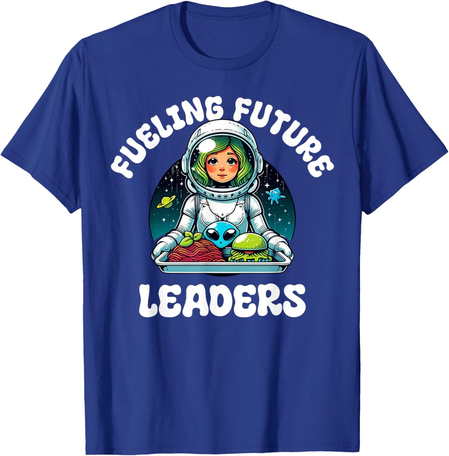 Funny Lunch Lady School Aide Appreciation Graphic T-Shirt - T-Shirt | Royal
