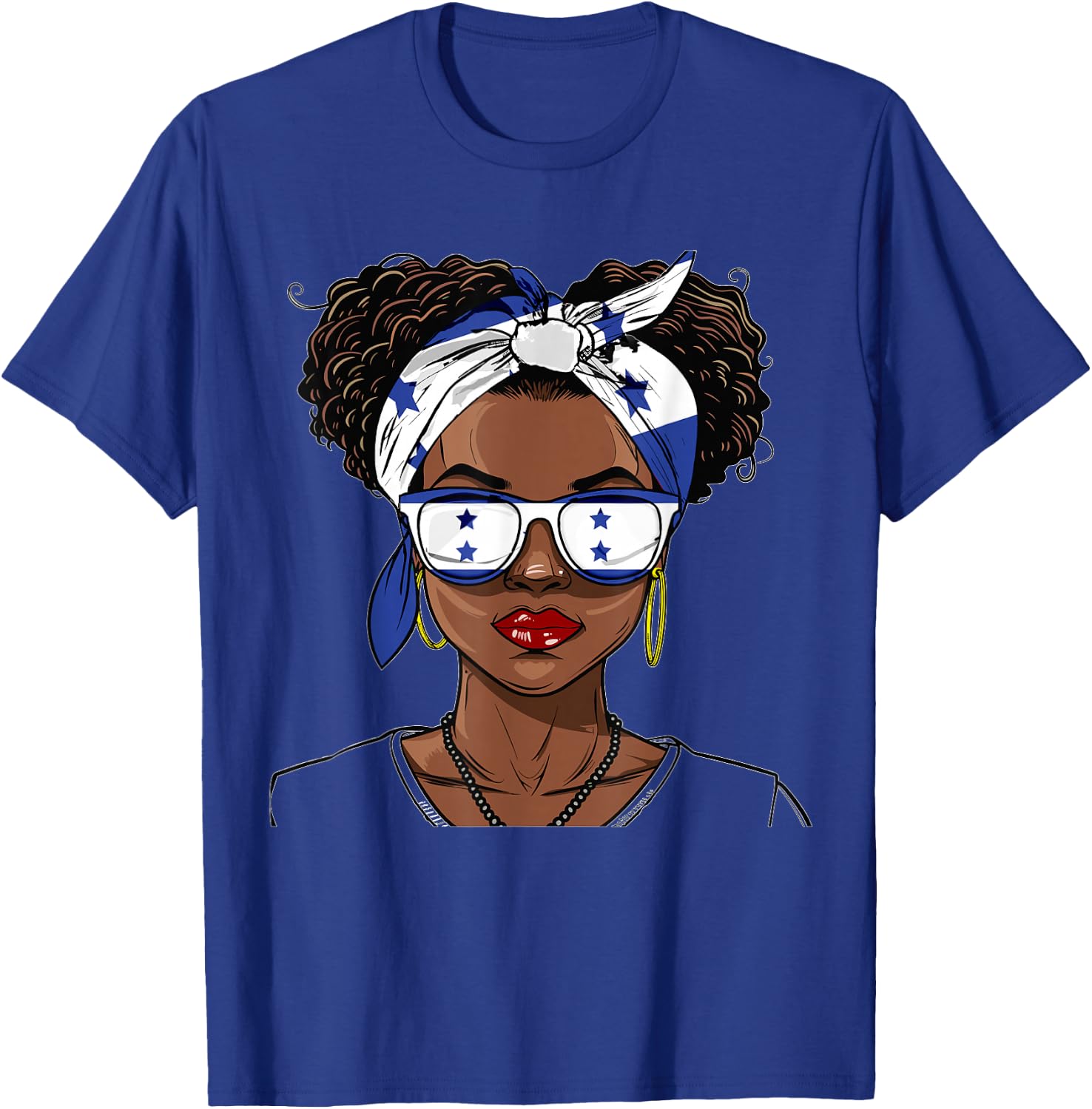Honduras Flag Outfit for Woman Uniform Souvenirs Honduran T-Shirt - T-Shirt | Royal