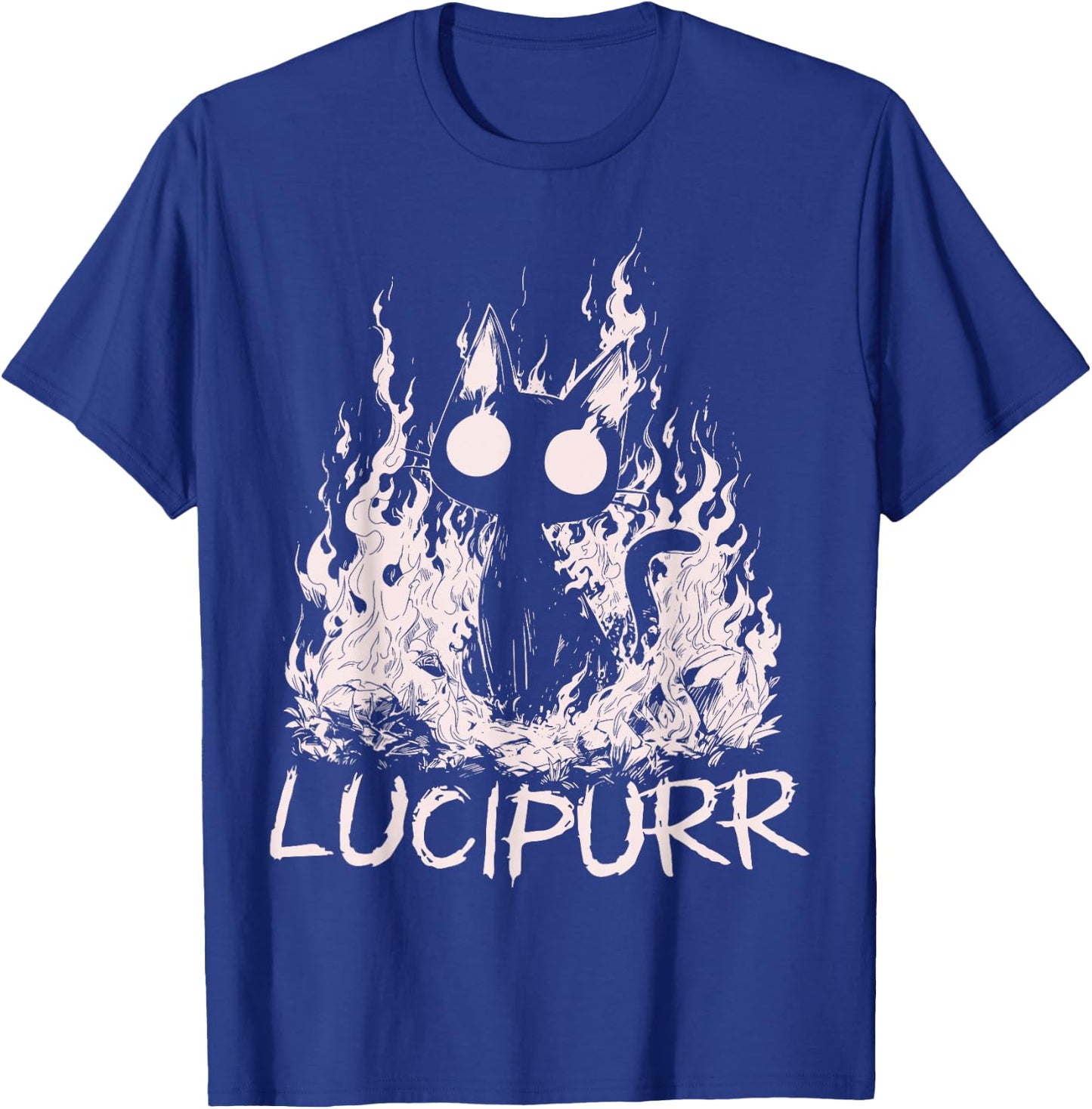 Lucipurr Cat Lover Lucifer Baphomet Demon Kitty T-Shirt - T-Shirt | Royal
