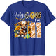 Holy Cow I’m 11 Years Old Dairy Cow Sunflowers 11th Birthday T-Shirt - T-Shirt | Royal