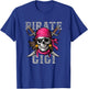 Funny Pirate Gigi Skull Halloween Costumes Family Matching T-Shirt - T-Shirt | Royal