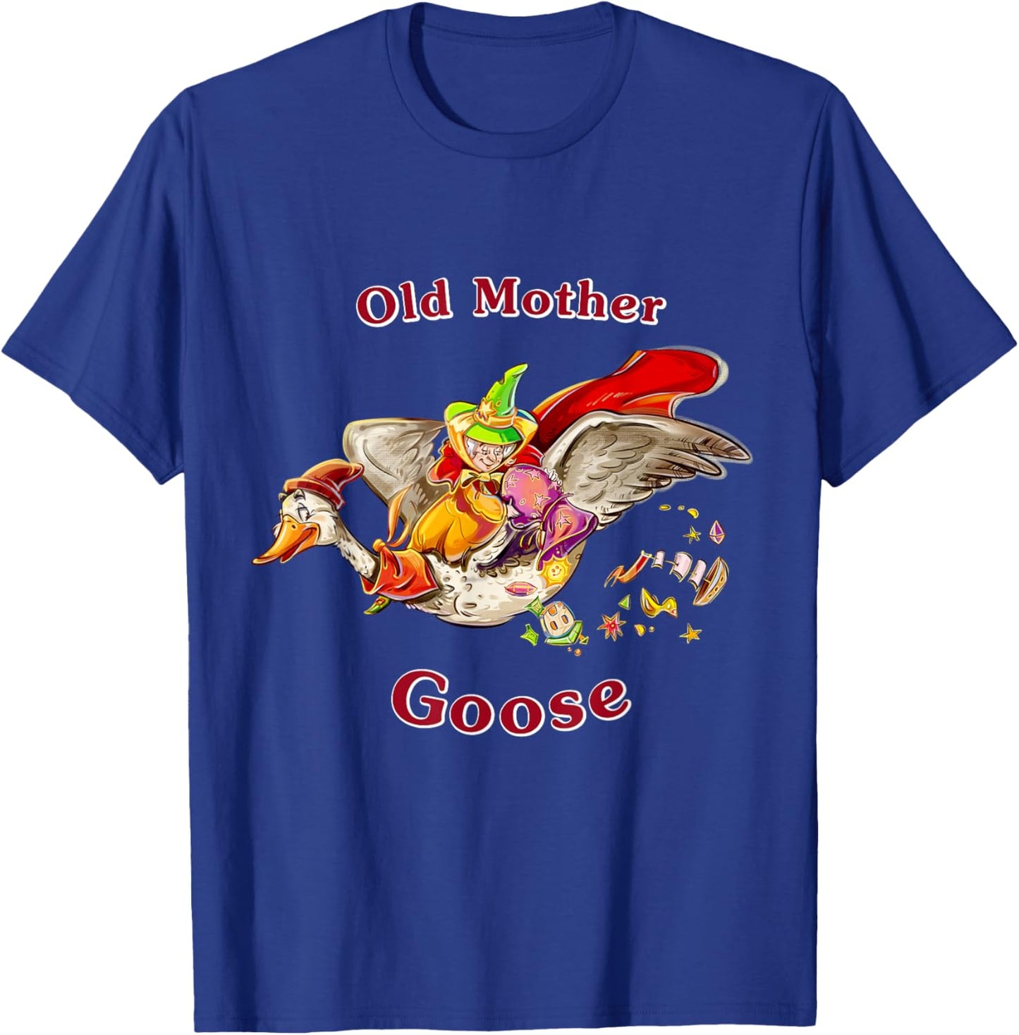 Old Mother Goose T-Shirt - T-Shirt | Royal
