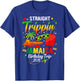 Straight Trippin' Jamaica Vacation 2025 Birthday Family Trip T-Shirt - T-Shirt | Royal