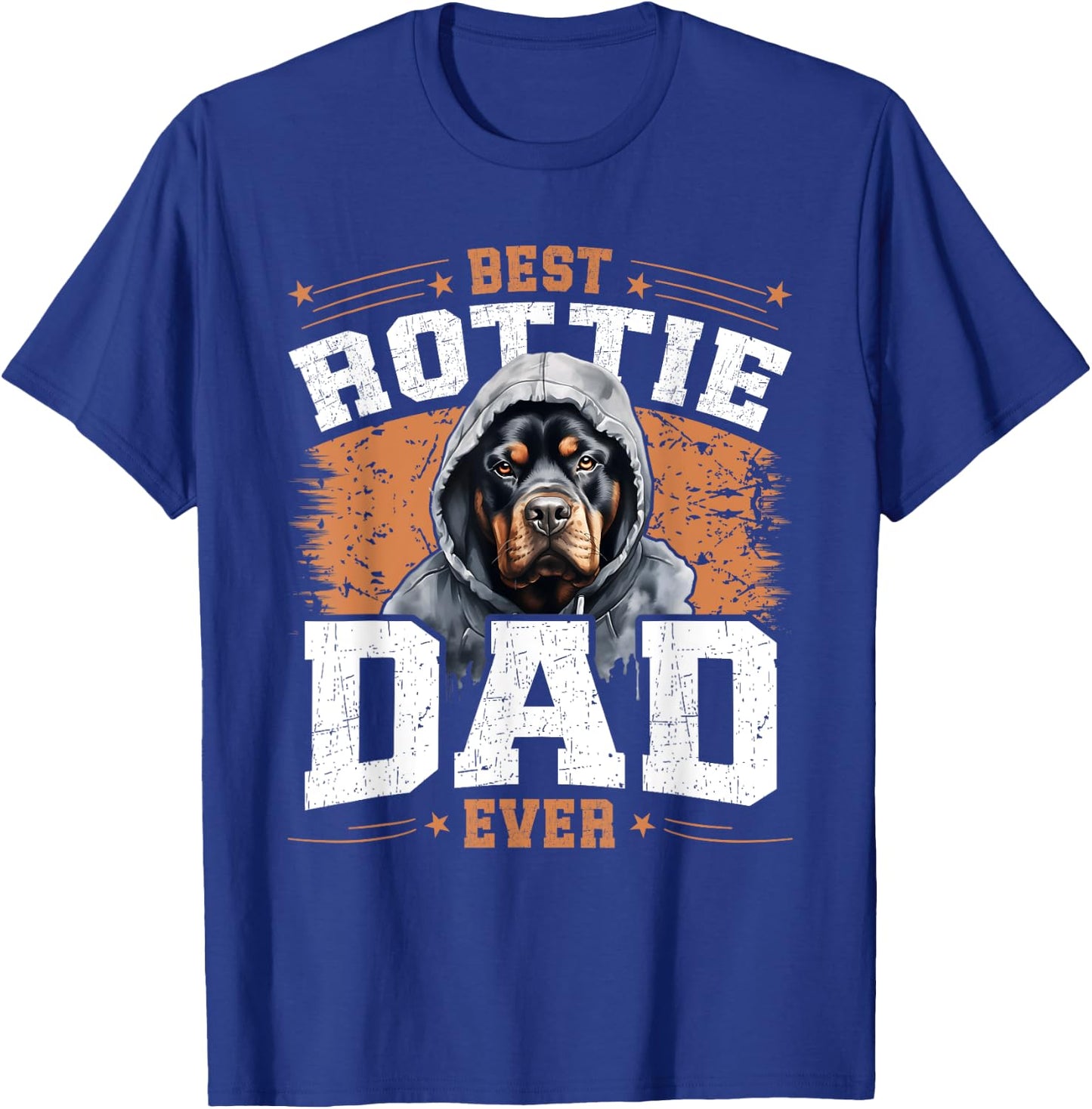 Rottie Dad Funny Rottweiler Dad Dog T-Shirt - T-Shirt | Royal