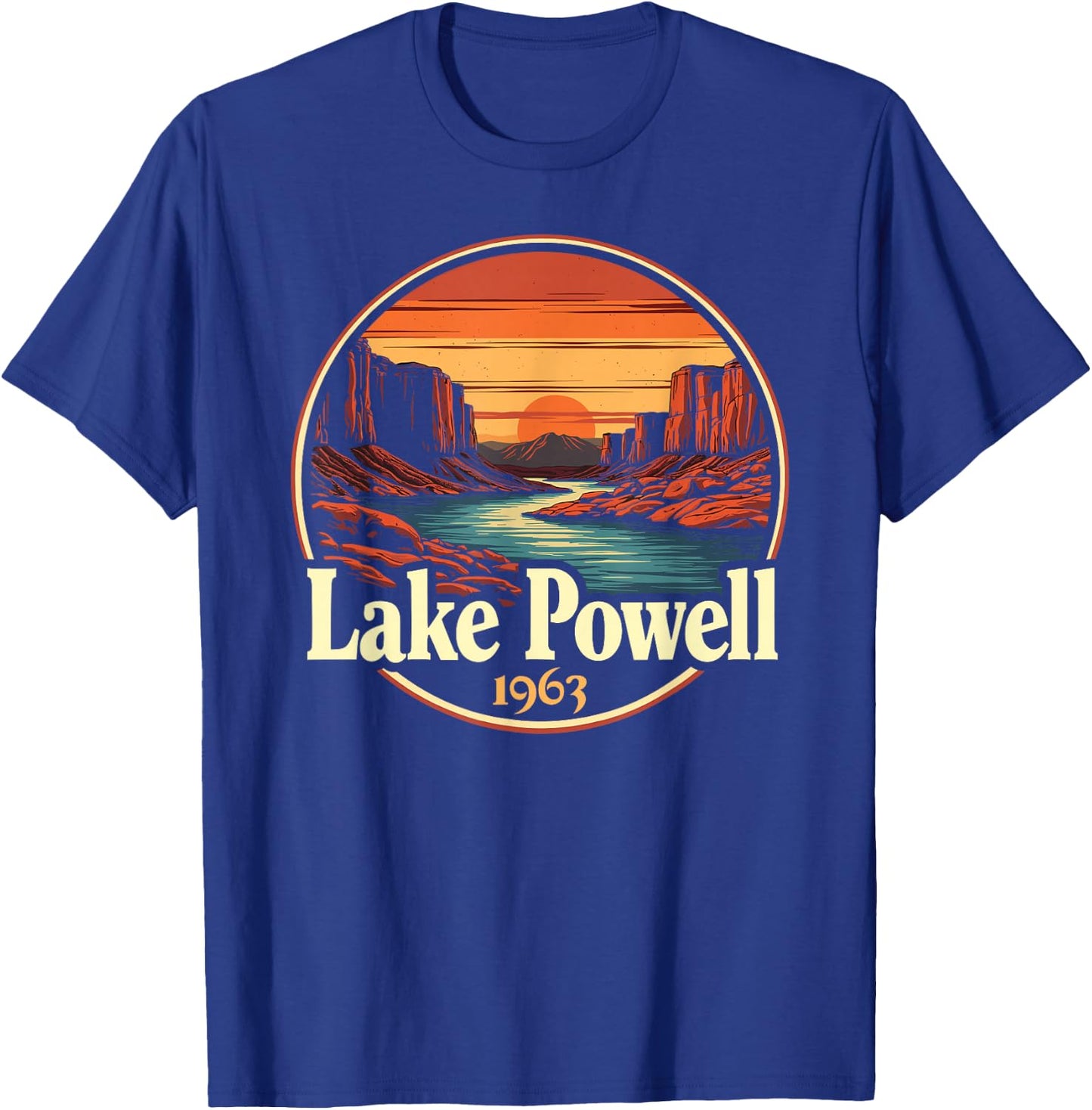 Lake Powell, Vintage Lake Powell T-Shirt - T-Shirt | Royal