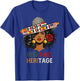 Hispanic Heritage Month Women's Latino Countries Flags Hat T-Shirt - T-Shirt | Royal