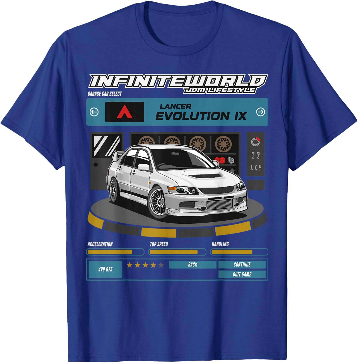 Evo9 IX T-Shirt - T-Shirt | Royal