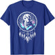 Boho Dream Catcher Wolf Howling At The Moon Dog Wolves Lover Women Kids T-Shirt - T-Shirt | Royal