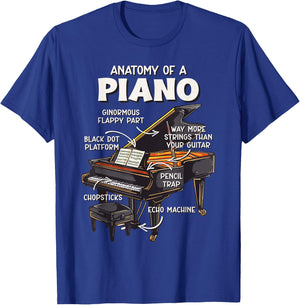Funny Piano for Kids T-Shirt - T-Shirt | Royal