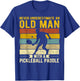 Funny Pickleball Player Old Man With A Pickleball Paddle T-Shirt - T-Shirt | Royal