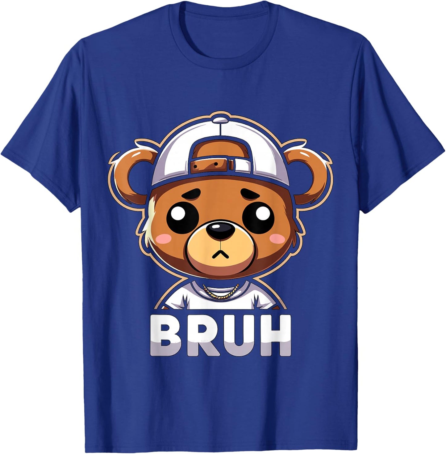 Hip Hop Teddy Bear Bruh Rap Music T-Shirt - T-Shirt | Royal
