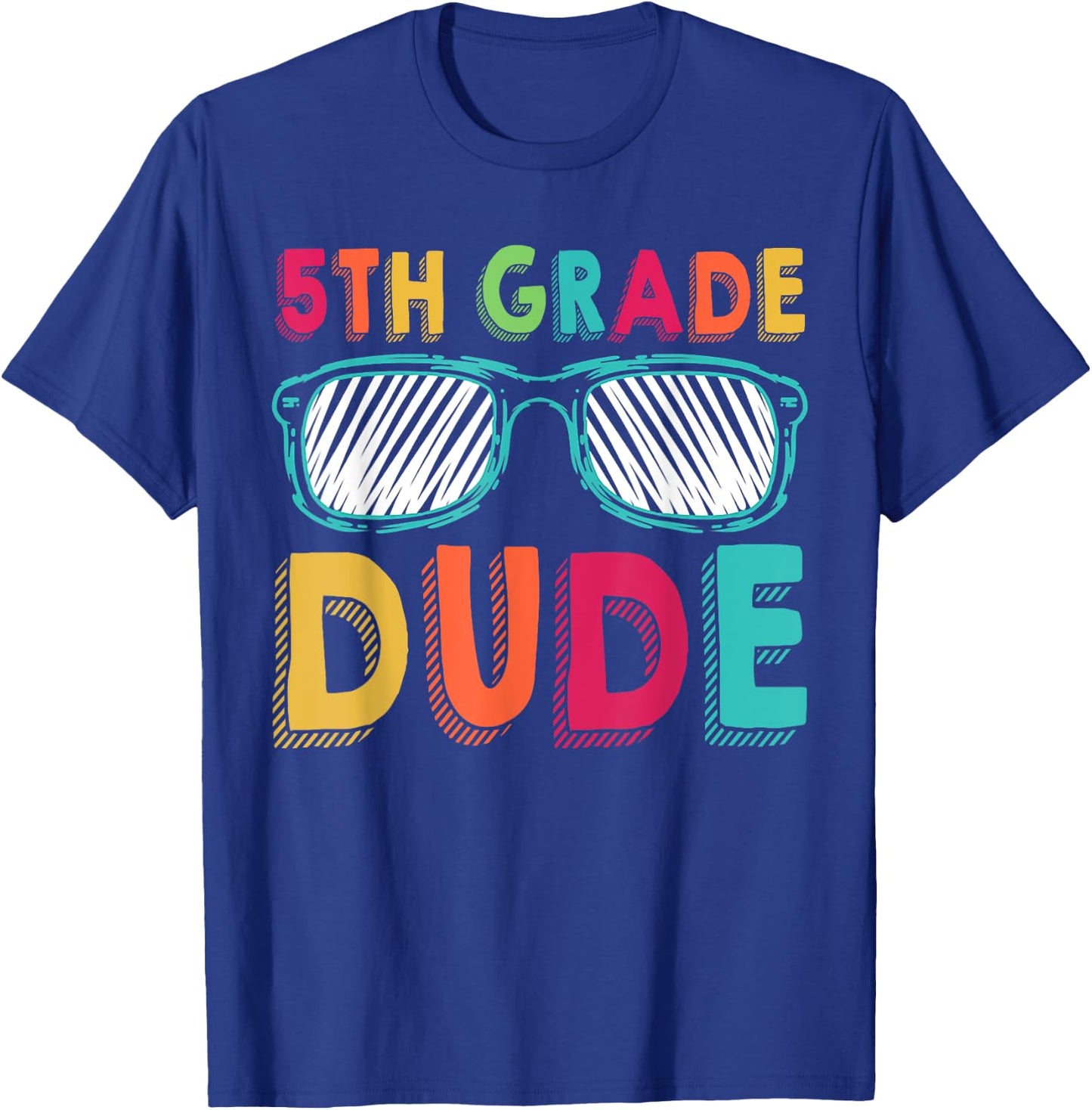 5th Grade Dude Back To School Fifth Grade student T-Shirt - T-Shirt | Royal