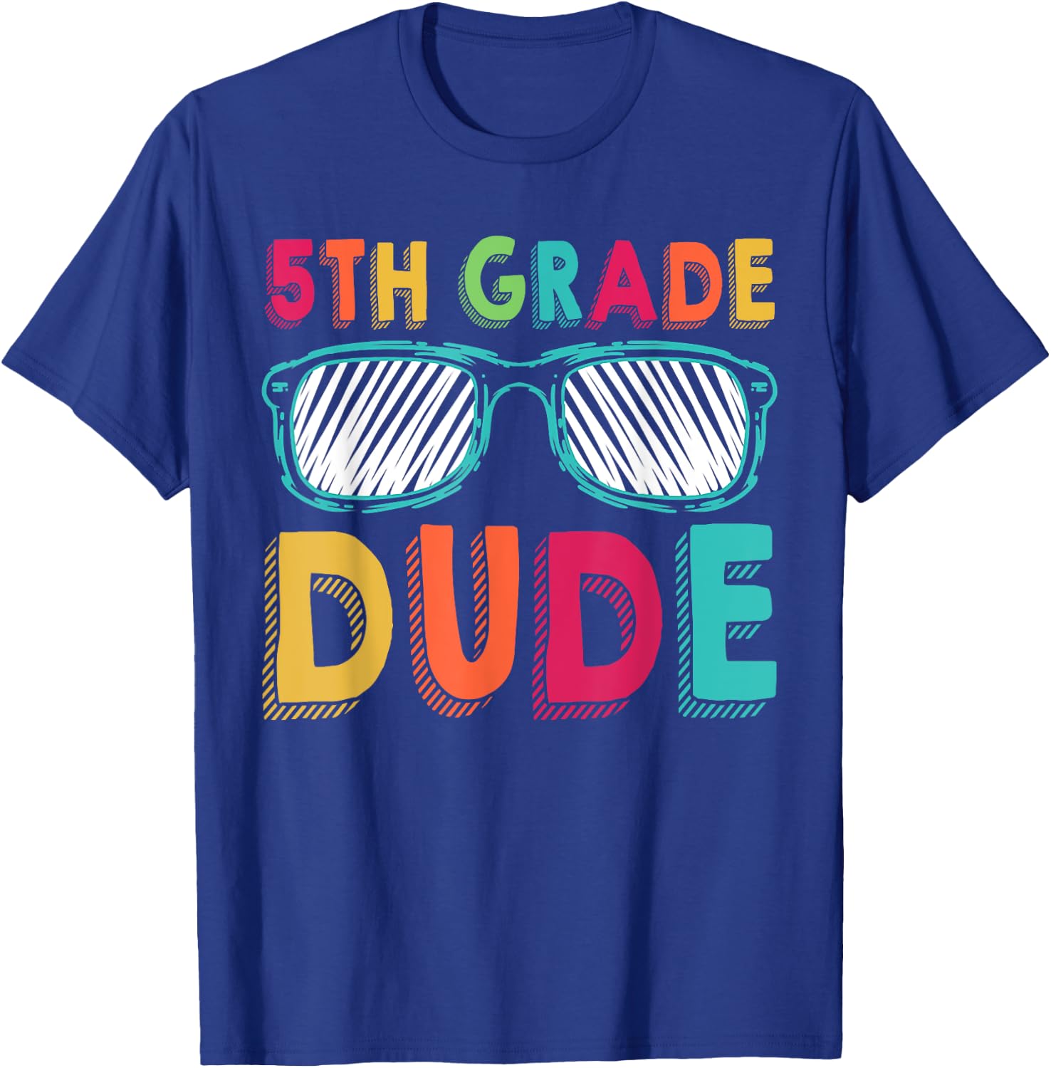 5th Grade Dude Back To School Fifth Grade student T-Shirt - T-Shirt | Royal