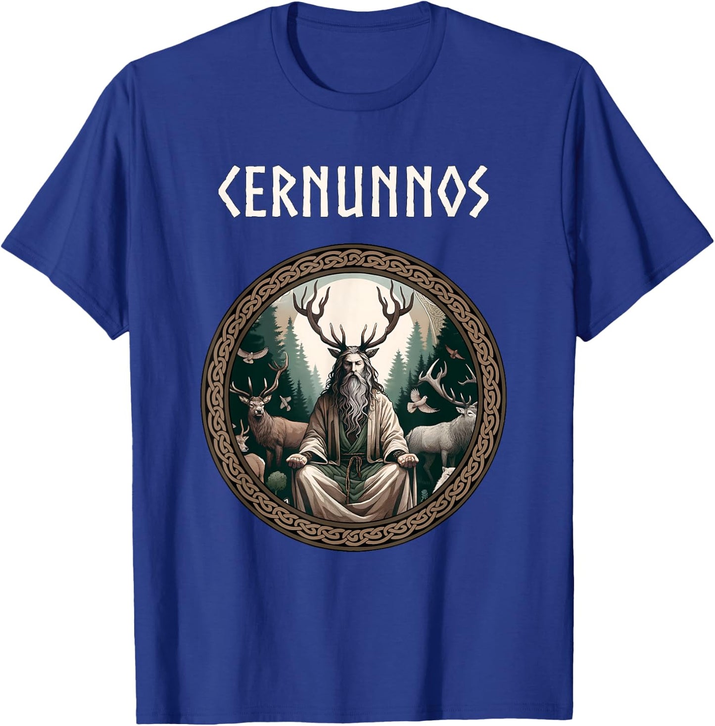 Cernunnos Celtic God of the Wilds Celtic Mythology T-Shirt - T-Shirt | Royal
