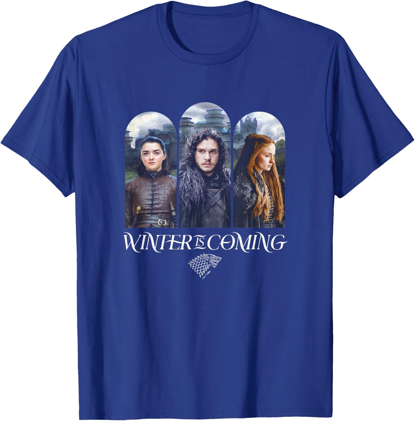 Game Of Thrones Winter Is Coming House Stark Portraits T-Shirt - T-Shirt | Royal