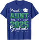Proud Aunt of a class of 2025 graduate for graduation T-Shirt - T-Shirt | Royal
