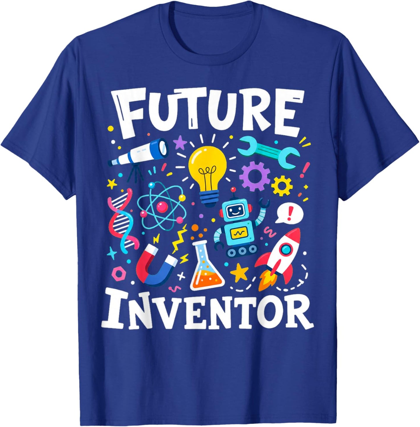 Future Inventor Science and Engineering Design T-Shirt - T-Shirt | Royal