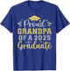 Proud Grandpa of a 2025 Graduate Senior Graduation Men T-Shirt - T-Shirt | Royal